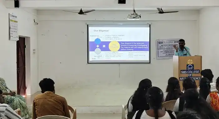 Entrepreneurship Development Cell encouraging innovation and startups at SMS College of Arts and Science, Coimbatore